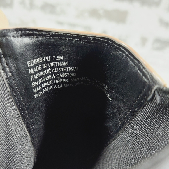 New Open Edit Women Iris Tan Chelsea Platform Ankle Boots D445 - Picture 11 of 12